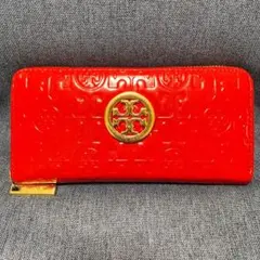 トリーバーチ　長財布　レッド