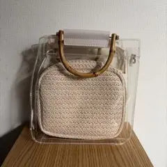 グレイル　ショルダーポーチ付き3Wayクリアバッグ