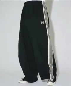 新品 needles 26ss H.D ヒザデル トラックパンツ ブラック M - メルカリ