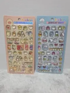 ｛早い者勝ち}すみっコぐらし立体シール２枚Set