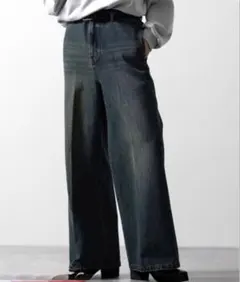 値下げ★CLEL クレイル　ヴィンテージデザイン フレアデニムパンツ　美品