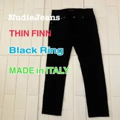 ✨美品✨NudieJeansヌーディージーンズ THIN FINN ブラック30