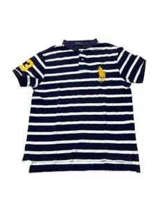POLO ポロ　ラルフローレン　ビックポニー　ポロシャツ　ボーダー　XL