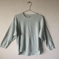 ユニクロ　ワッフルニットカットソー