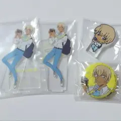 安室透　アクスタ　缶バ　アクリルブロック　SEGAラッキーくじ　名探偵コナン