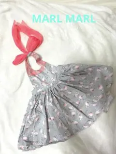 MARMAR フラミンゴ柄ドレス