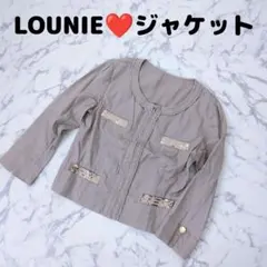 2026年最新】LOUNIE レディース ノーカラージャケットの人気アイテム