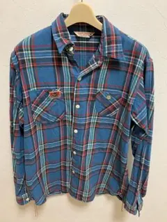 東洋エンタープライズ　CAT'S PAW チェック柄 長袖シャツ L