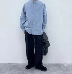 スラックス TW/ディープワンタック/ワイドスラックス メンズ