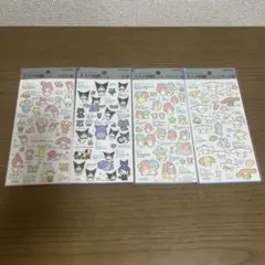 大人の図鑑シール　サンリオ 4個セット