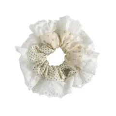 ハーリップトゥ Embroidered Cotton Lace Chouchou - メルカリ