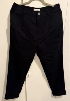 COS ウール クロップド スラックス パンツ ブラック EUR46のサムネイル