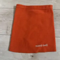 mont-bell キッズ　フリー ネックウォーマー オレンジ