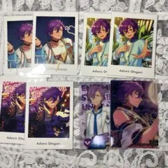 あんスタ、乙狩アドニスぱしゃっつ6枚と、クリアカード2枚セット