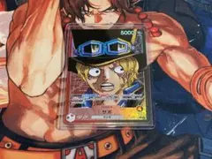 サボ★リーダーパラレル★赤黒★4ライフ★ワンピースカード★新時代の主役