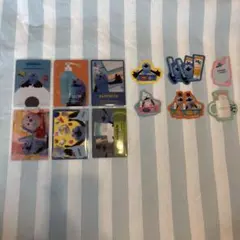 パペットスンスン　マツキヨ　コラボカード　シールセット
