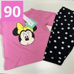 『新品』ミニーちゃんセットアップ90