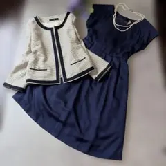 極美品untitled arrowsグリーンレーベル ジャケット×ワンピースML