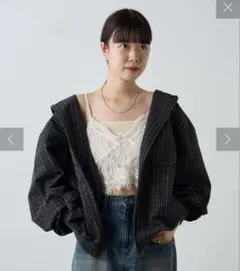 WHIMSIC / チェックジップフーディシャツのサムネイル