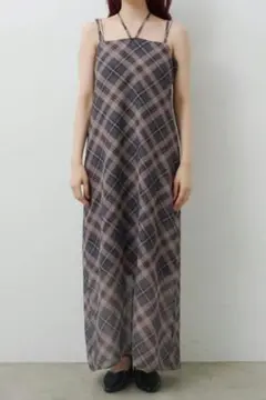 レースアップワンピース