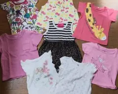 女の子用トップスセット 90cm(80cmと100cm)