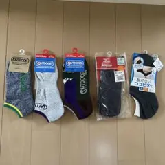 OUTDOOR ミズノ　メンズソックス 25-27cm 5足セット