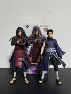 NARUTO ラストワン賞 うちはマダラ オビト フィギュアセット