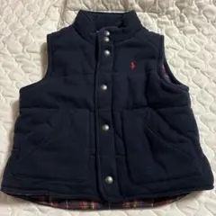 Ralph Lauren ネイビー ダウンベスト　　100