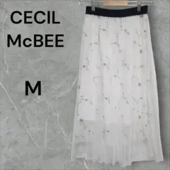 CECIL McBEE セシルマクビー【M】ロングスカート レース ウエストゴムのサムネイル