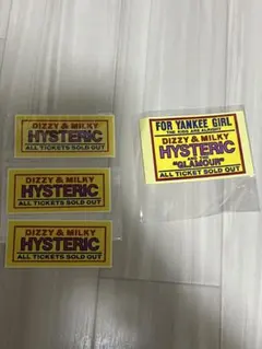 ヒステリックグラマー　ステッカー 4枚セット