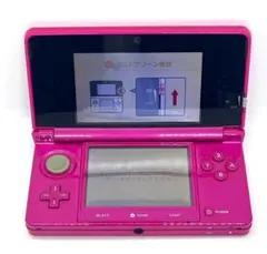 ニンテンドー3DS ピンク 本体 CTR-001 充電器付き 任天堂 ゲーム機