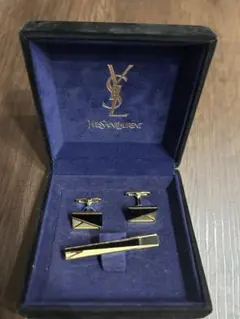 イヴサンローラン　ネクタイピン　カフス　セット　箱付き　サンローラン　YSL