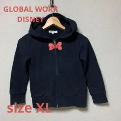【最終値下げ】 GLOBAL WORK×DISNEY ジップアップパーカー
