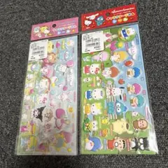 【正規品】サンリオ　キャラクターずかんシール2セット