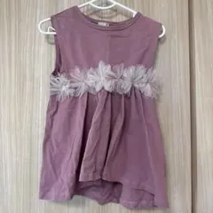 petit main フラワーチュニック 100