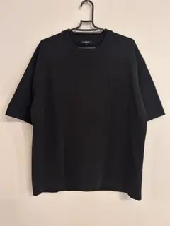 PLST ニットTシャツ ブラック Lサイズ