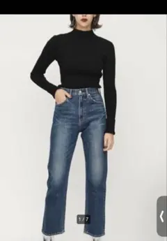 SLYJEANS ハイウエストデニム