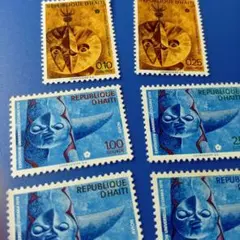 6793 外国切手 ハイチ 1972年 大阪万博会 太陽の塔 6種