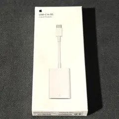 【最終値下げ】Apple純正 SDカードリーダー USB-C to SD