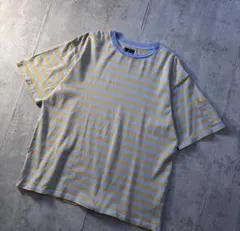 Needles tシャツ ポケット刺繍 ボーダー Lのサムネイル