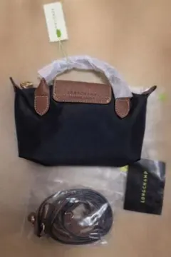 新品 ロンシャン ル プリアージュ エナジートップハンドルバッグ XS 黒