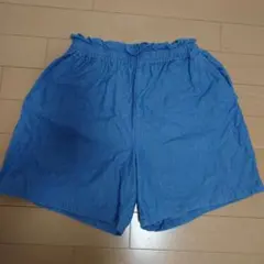 UNIQLO キッズ ハーフパンツ 160cm ブルー