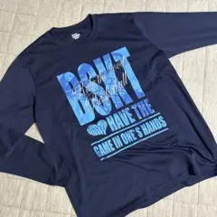 IGNIO バスケットボール 長袖Tシャツ L ネイビー、L