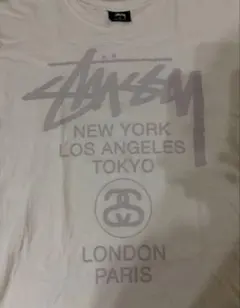 STUSSY ワールドツアー Tシャツ Mサイズ メキシコ製 黒タグのサムネイル