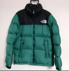 ノースフェイス ヌプシ ダウンジャケット サイズS TNFグリーン