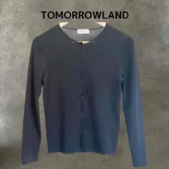 TOMORROWLANDトゥモローランド シアーニット　カーディガン　ブラックS