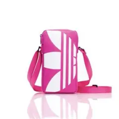 【新品タグ付き】アディダス ピンク スマホショルダーバッグ