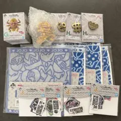 ジョジョの奇妙な冒険　一番くじ　G H I J賞 セット ステッカー マスコット