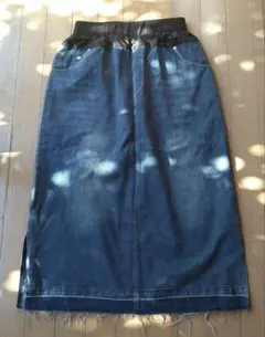デニム ロングスカート　デニム スカート　ロング丈　M