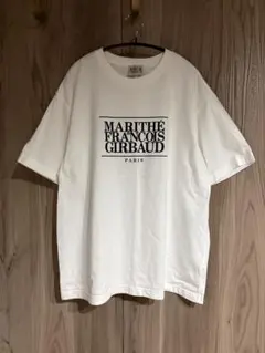 MARITHÉ FRANÇOIS GIRBAUD ロゴTシャツ 白 M 韓国